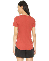 Женская красная футболка с круглым вырезом от Splendid