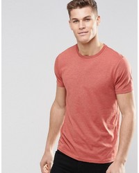 Мужская красная футболка с круглым вырезом от Asos