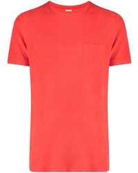 Мужская красная футболка с круглым вырезом от Bluemint