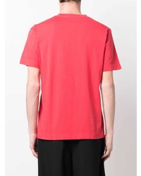 Мужская красная футболка с круглым вырезом от 1017 Alyx 9Sm