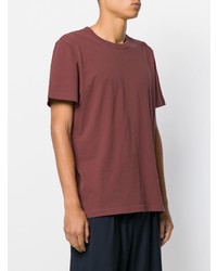 Мужская красная футболка с круглым вырезом от James Perse