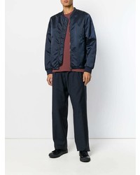 Мужская красная футболка с круглым вырезом от James Perse