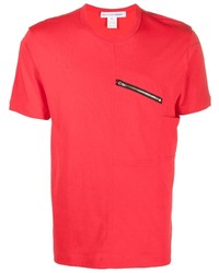 Мужская красная футболка с круглым вырезом от Comme Des Garcons SHIRT