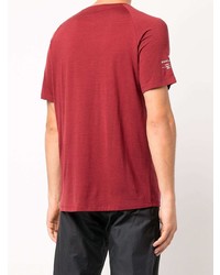 Мужская красная футболка с круглым вырезом от Klättermusen