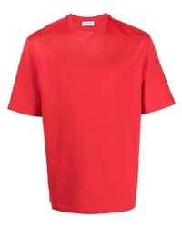 Мужская красная футболка с круглым вырезом от Ferragamo