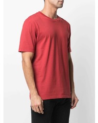 Мужская красная футболка с круглым вырезом от Maison Margiela
