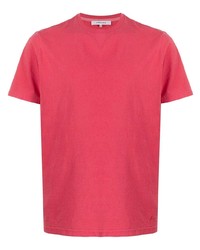 Мужская красная футболка с круглым вырезом от Frame