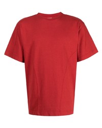 Мужская красная футболка с круглым вырезом от GR10K