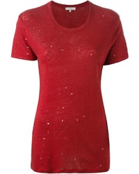 Женская красная футболка с круглым вырезом от IRO