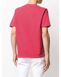 Мужская красная футболка с круглым вырезом от Frame