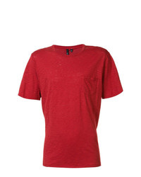 Мужская красная футболка с круглым вырезом от Joe's Jeans