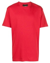 Мужская красная футболка с круглым вырезом от John Richmond