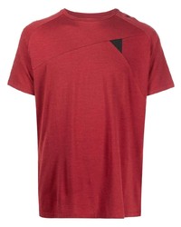 Мужская красная футболка с круглым вырезом от Klättermusen