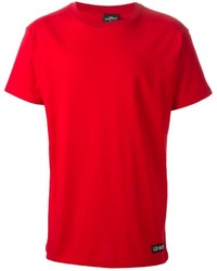 Мужская красная футболка с круглым вырезом от Les (Art)ists