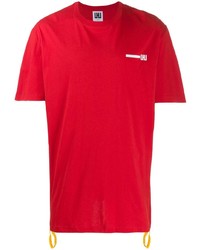 Мужская красная футболка с круглым вырезом от Les Hommes Urban