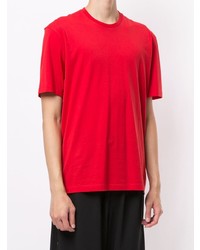 Мужская красная футболка с круглым вырезом от Y-3
