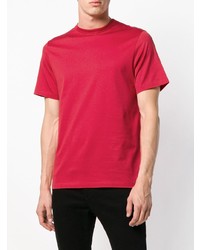 Мужская красная футболка с круглым вырезом от Golden Goose Deluxe Brand