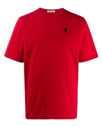 Мужская красная футболка с круглым вырезом от Marni