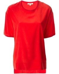 Женская красная футболка с круглым вырезом от P.A.R.O.S.H.