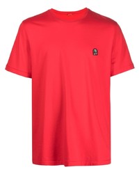Мужская красная футболка с круглым вырезом от Parajumpers
