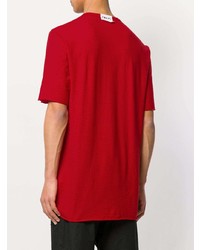 Мужская красная футболка с круглым вырезом от Lost & Found Rooms