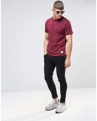 Мужская красная футболка с круглым вырезом от Bellfield