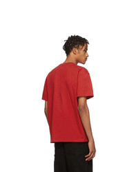 Мужская красная футболка с круглым вырезом от CARHARTT WORK IN PROGRESS