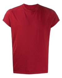 Мужская красная футболка с круглым вырезом от Rick Owens DRKSHDW