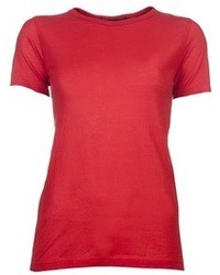 Женская красная футболка с круглым вырезом от Sofie D'hoore