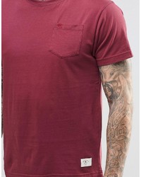 Мужская красная футболка с круглым вырезом от Bellfield