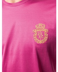 Мужская красная футболка с круглым вырезом от Billionaire