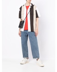 Мужская красная футболка с круглым вырезом от YMC