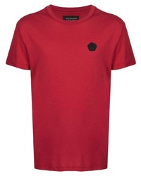 Мужская красная футболка с круглым вырезом от Viktor & Rolf
