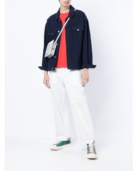 Мужская красная футболка с круглым вырезом от YMC