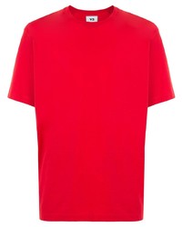 Мужская красная футболка с круглым вырезом от Y-3