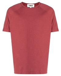 Мужская красная футболка с круглым вырезом от YMC