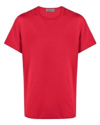 Мужская красная футболка с круглым вырезом от Yohji Yamamoto