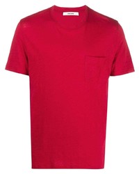 Мужская красная футболка с круглым вырезом от Zadig & Voltaire