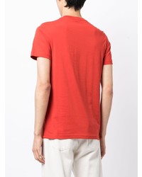 Мужская красная футболка с круглым вырезом от PS Paul Smith