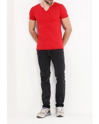 Мужская красная футболка от Aarhon