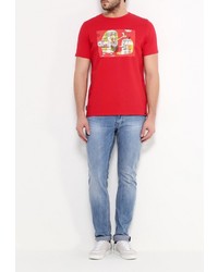 Мужская красная футболка от Animal