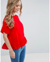 Женская красная футболка от Asos