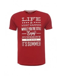 Мужская красная футболка от Bruebeck