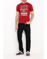 Мужская красная футболка от Bruebeck