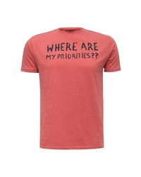 Мужская красная футболка от Bruebeck