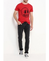 Мужская красная футболка от Cheap Monday