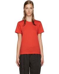 Женская красная футболка от Comme des Garcons
