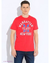 Мужская красная футболка от E-Bound by Earth Bound