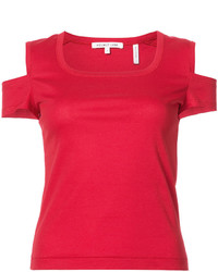 Женская красная футболка от Helmut Lang
