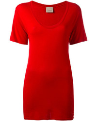 Женская красная футболка от Laneus